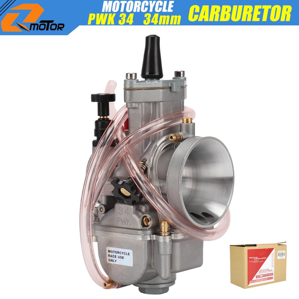 Универсальный карбюратор PWK 24 26 28 30 32 34 мм Для Keihin Carb 2T 4T Мотоцикла Квадроцикла Багги Питбайка Скутера Мотокросса