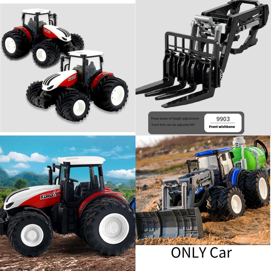 Inertia Alloy Rc Tractor For Toddlers With Forward/reverse Function