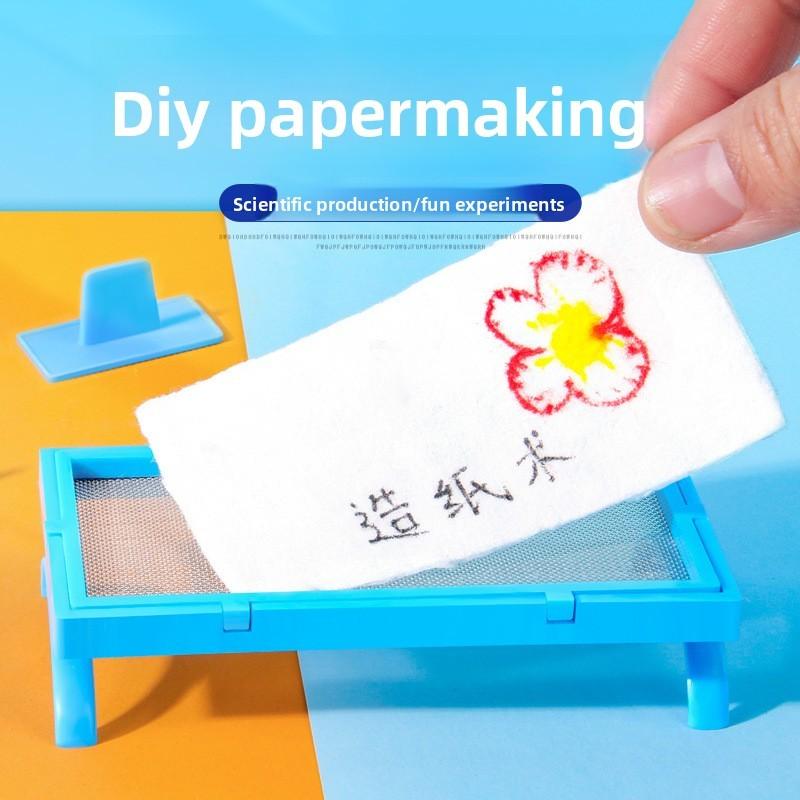 Набор для изготовления бумаги «Научный эксперимент» для детей DIY Образовательный набор для поделок для детей Обучающий