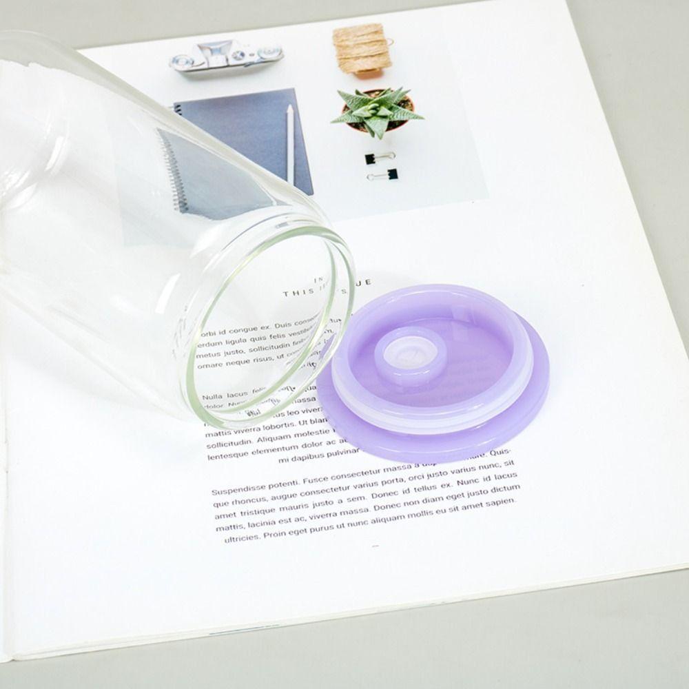 Крышка для пластикового стакана с трубочкой, многоразовая, герметичная, герметичная, крышка для стакана, новые крышки для стеклянных стаканов