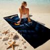 1Pc Eagle Owl Portrait Artwork Beach Towel Quick Dry Multiuse For Beach Pool Gym Yoga Home Travel Christmas Halloween Xmas Gift G1200