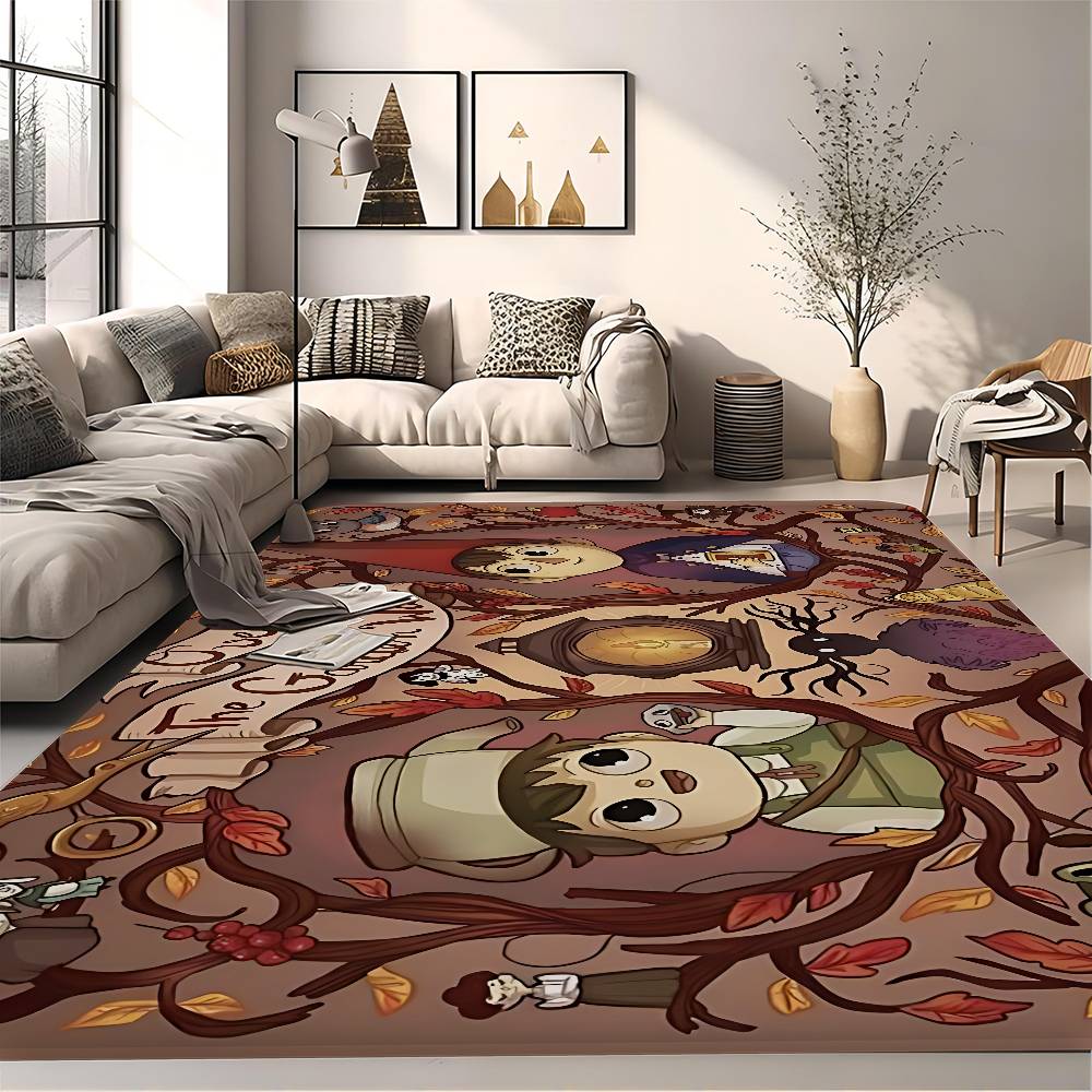 O-Over The Garden Hallway Carpet Washable Non-Slip Living Room Sofa Chairs Area Mat Kitchen Doormat Area Rug