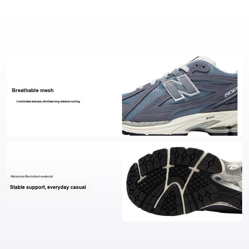New Balance 1906R Титановые кроссовки унисекс Серые серо-матовые серебристо-металлические M1906RV