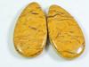 21Cts.Natural Mariam Jasper Matched Pair Pear Cabochon Gemstone 13X23X03MM SK-148