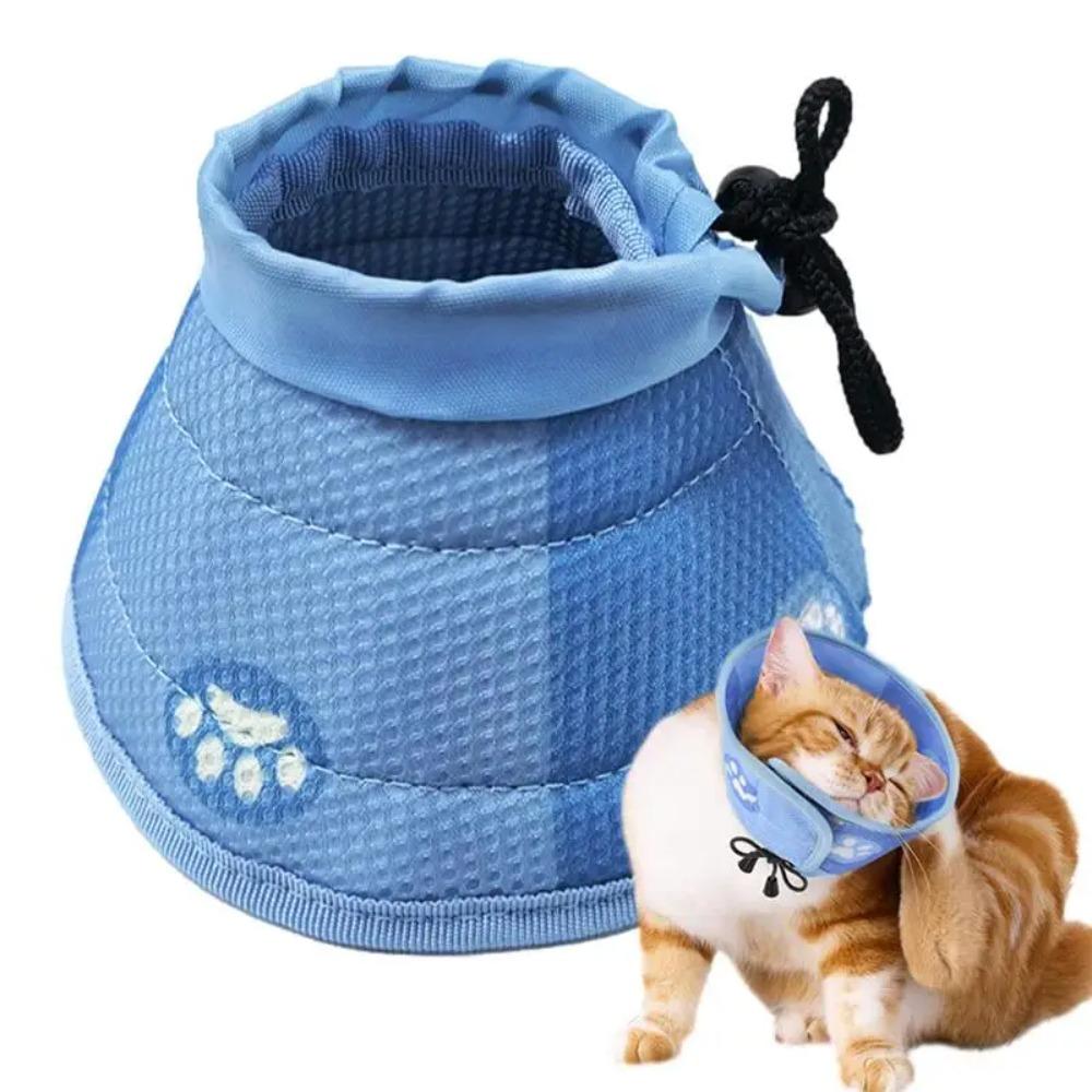 Adjustable Pet Neck Cone Recovery Collar Anti-bite Medical Neck Ring Cat Cone Collar  Pet