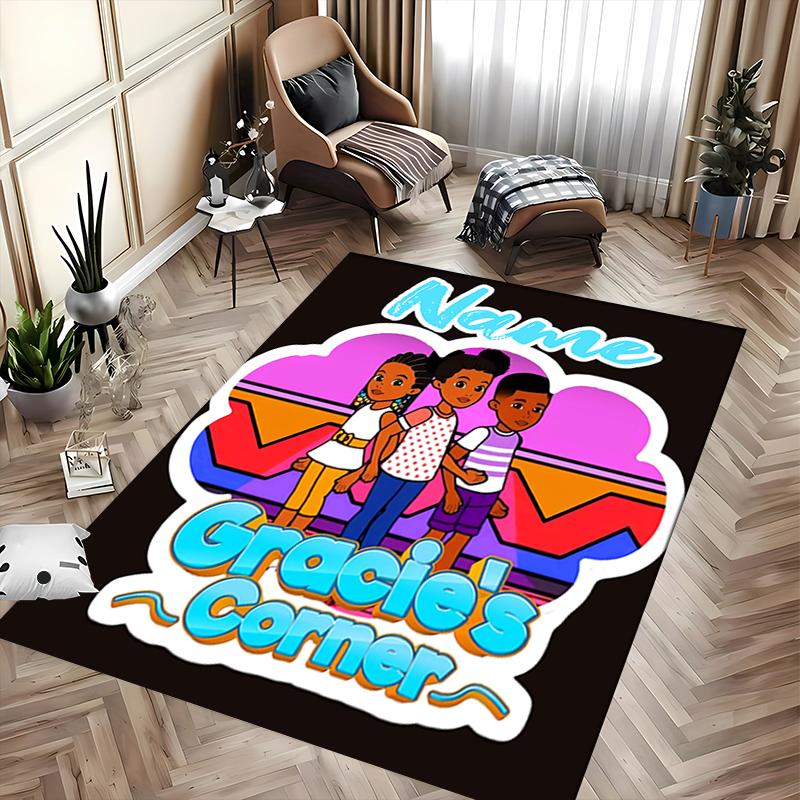 Custom personalization Gracies Corner Area Rug - Perfect For Kitchen, Bathroom,Laundry Room Decor Large Size Available,Gift All Seasons