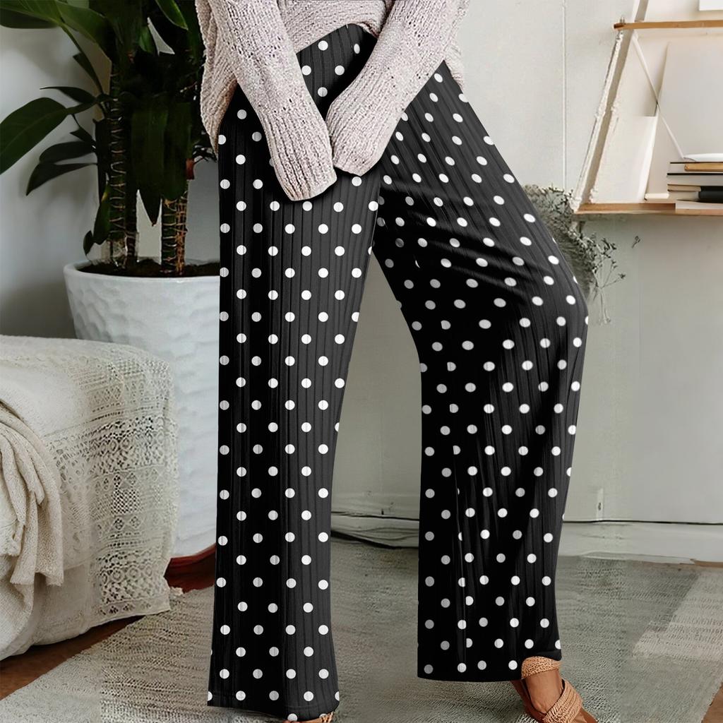 Pajama Pants , Sleepwear , Casual Drawstring Elastic Waist Pants , Comfortable Straight-leg Loose Pants