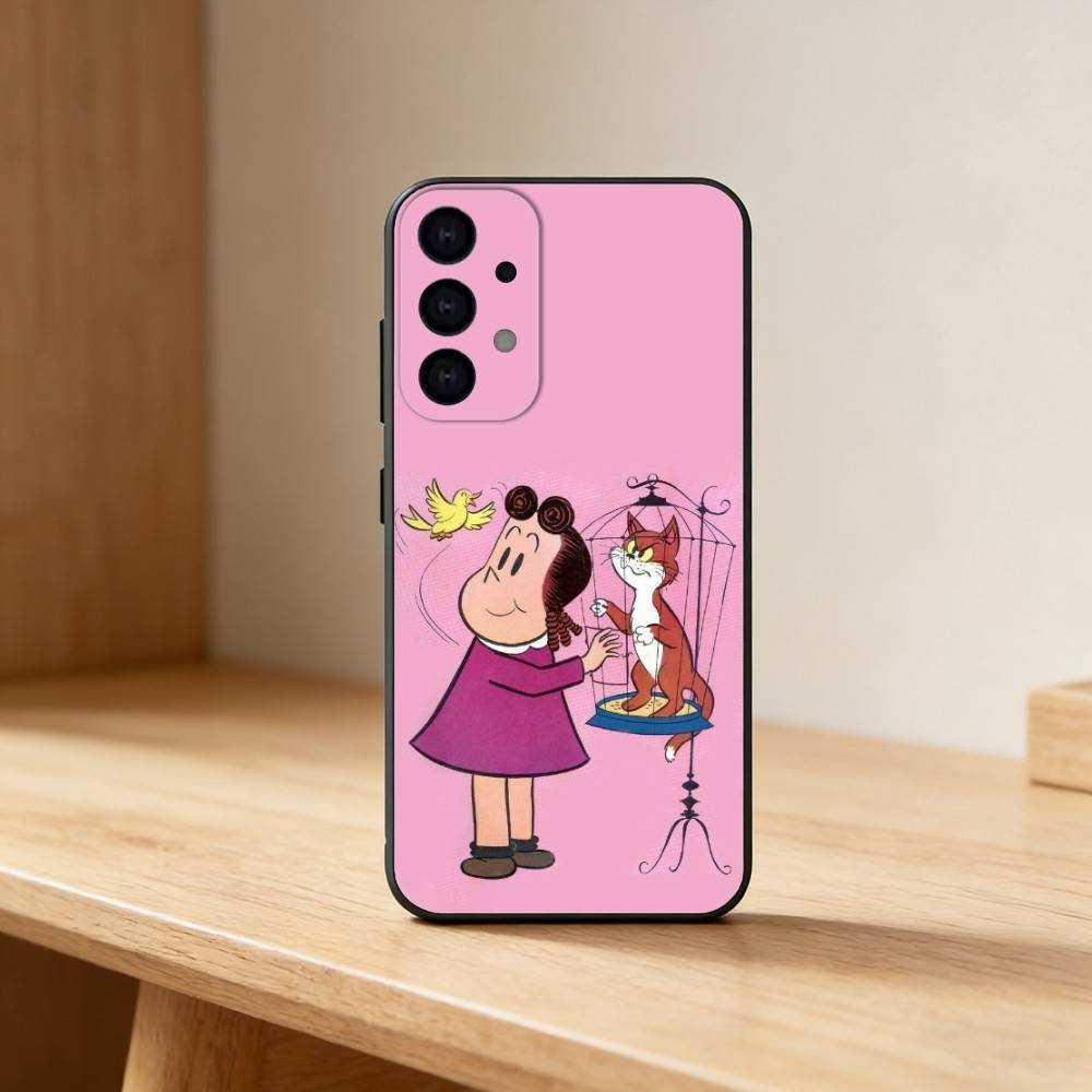 Cartoon The L-Little L-Lulu Show phone Case For Samsung S25,24,21,22,23,30,Ultra,20,Plus,Fe,Lite,Note Soft Black Cover