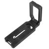 Black Aluminum Alloy Quick Release Plate Hand L Shape Bracket Accessory for Canon EOS 5D Mark II