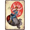Nuka Cola Drink Posters Game Metal Sign Retro Tin Sign Plaque Metal Vintage Wall Decor for Bar Pub Club Man Cave Decoration