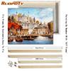 Seaside Castle DIY Painting By Numbers Kits Acrylic Paint On Canvas Abstract Modern Wall Art Picture Home Decor