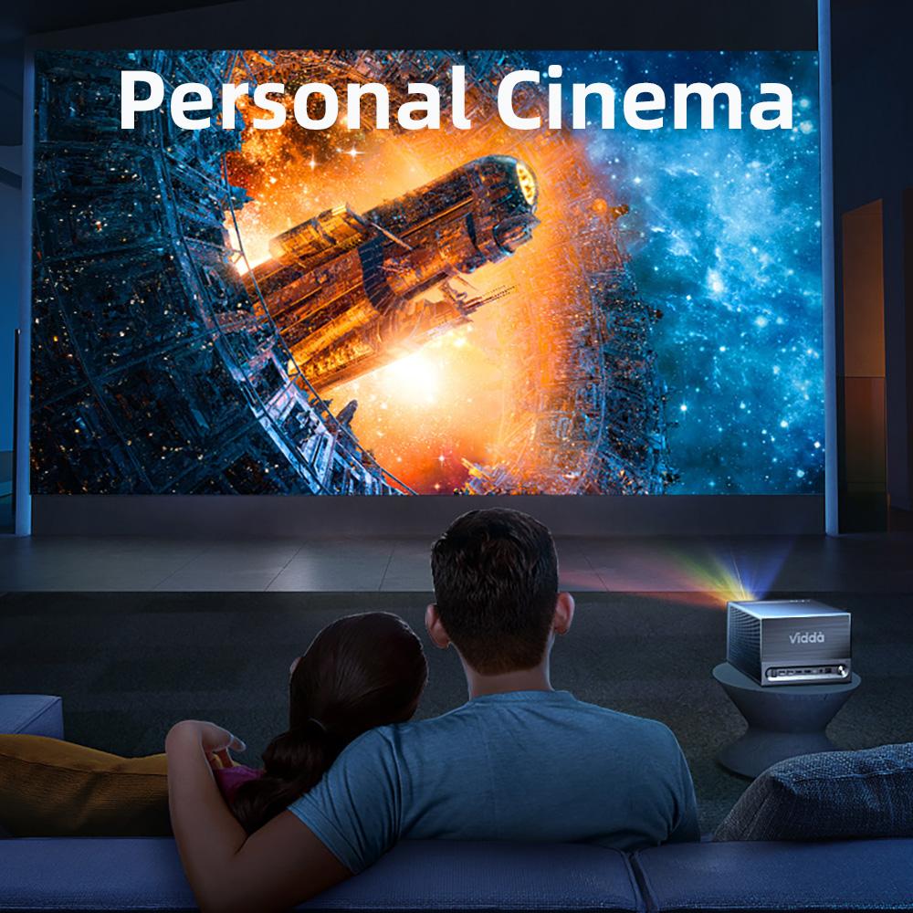 Hisense Vidda C1 Pro Projector 4K Triple Laser Projector with Auto Focus 2350CVIA 240HZ for Home Cinema Full 3D Game Projector