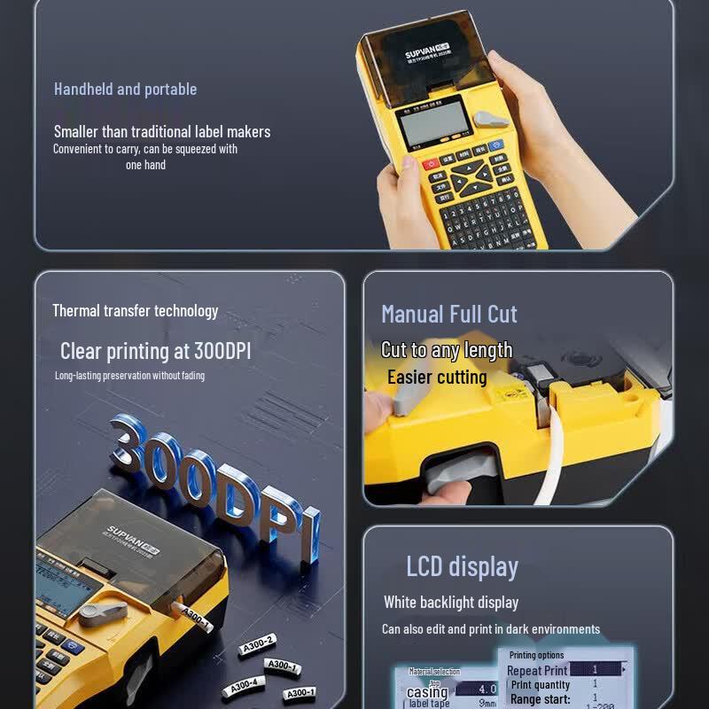 Suofang TP20 Handheld Wire & Tube Printer CN plug (adapter included)