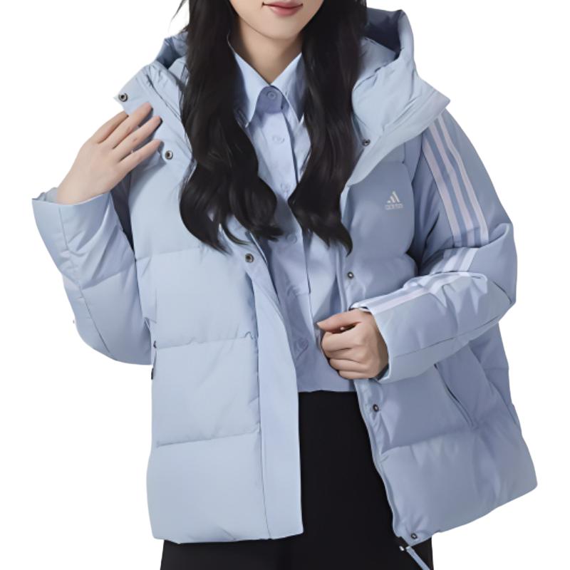 adidas Женская пуховая куртка 3 полоски Miracle Blue IT8718