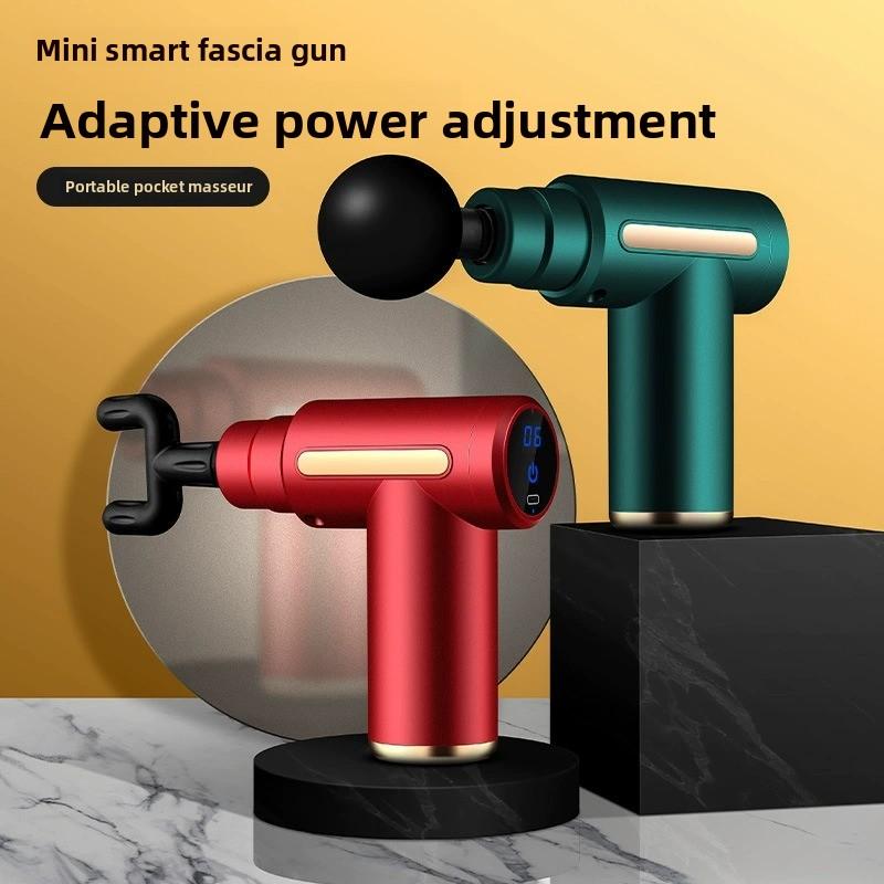 Pistola de masaje muscular mini masajeador eléctrico portátil vibratorio para cuerpo entero