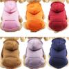 Solid Dog Hoodies Pet Clothes for Small Dogs Puppy Coat Jackets Sweatshirt for Chihuahua Doggie Cat Costume Cotton Pet Outfits