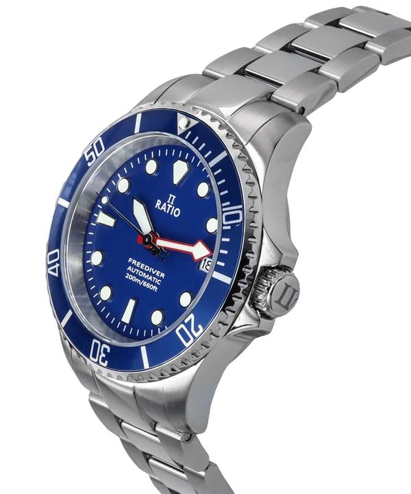 RATIO FreeDiver Sapphire Stainless Steel Blue Dial Automatic RTF043 200M Men's Watch