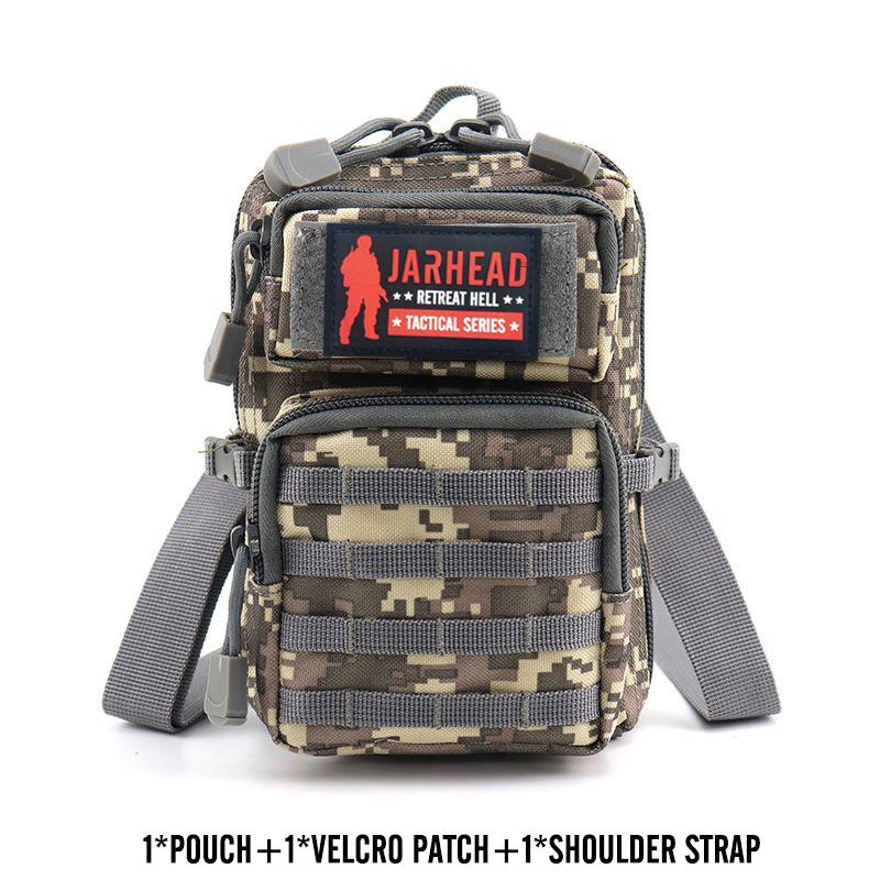New Tactical Molle Zippered Pouch EDC Tool Pouch Tactical Phone Pouches Mini Waist Pouches Medical EDC IFAK Pack Mini Design