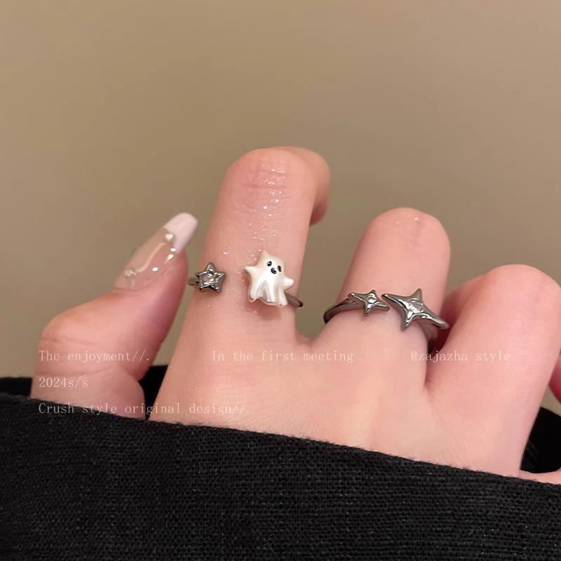 Элегантное мультяшное разомкнутое кольцо: Стильный, универсальный и роскошный для женщин