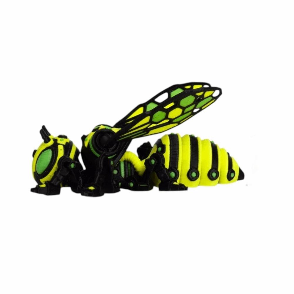 Multi Color 3D Printed Insect Model Joint Design Bee Model Toy Children's Toys