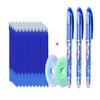 55 Piece Set Erasable Gel Pen 0.5mm Refill Rod Magic Ink Erasable Pen Washable Handle Office School Writing Tools Stationery