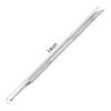 Nail Circle Beveled Head Stainless Steel Cuticle Pusher Nail Art Sanding Tablet Manicure Sticks Tool for Salon Nails 2030