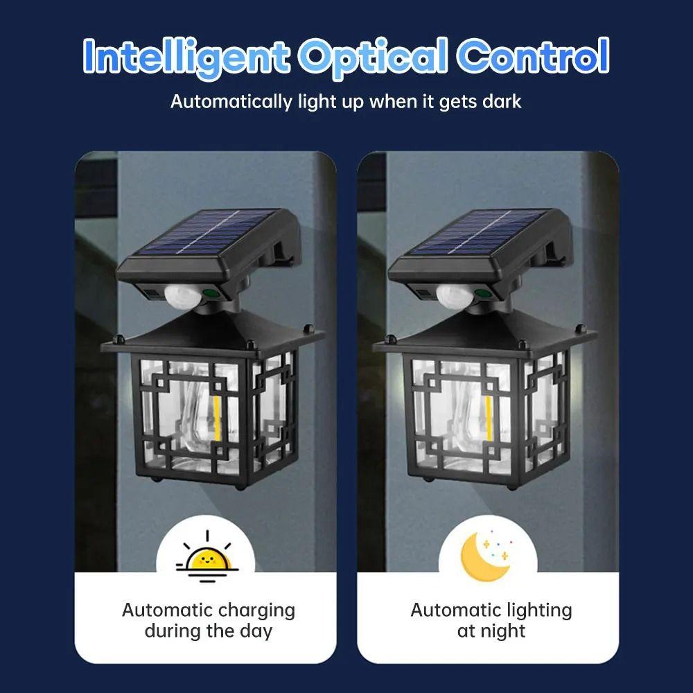 Водонепроницаемый настенный светильник с датчиком движения IP65, 3 режима освещения, сверхяркий, с интеллектуальным датчиком, настенный бра, простая установка