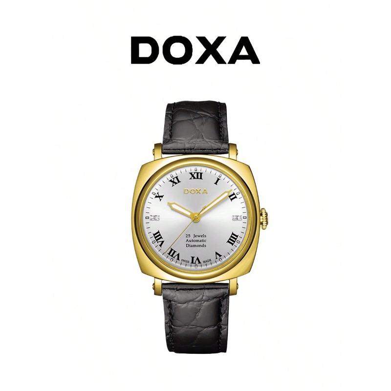 Мужские механические серебряные часы DOXA D117KSV