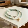 Natural Stone Beads Beaded Necklace Turquoise Beads Handmade Necklace New Necklace  for Girls Gift