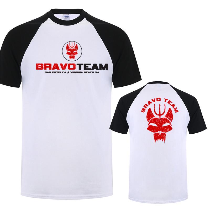 Naval Seals Bravo Team Symbol Seal Team T Shirt Summer Cool Unisex Streetwear Top Short Sleeve Cotton Birthday Gifts Tshirt Dy129