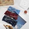 4PCS Boho Headbands For Women, Kapmore Vintage Bandana Flower Printed Head Wrap Twisted Hair Accessories
