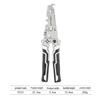 Foldable Multi-Function Wire Stripping and Crimping Pliers - Electrician's Peeling and Splitting Wire Cutters