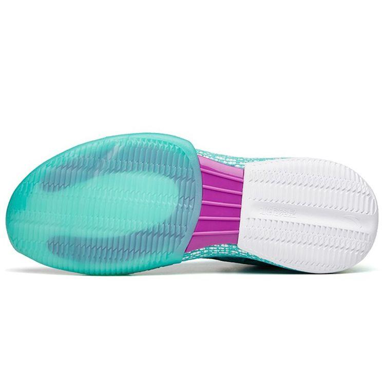 Anta Баскетбольные кроссовки Impact 1 KT Thompson с противоскользящей амортизацией, низкие, мужские, баскетбольные кроссовки для молодежи, зеленые 112131605-3