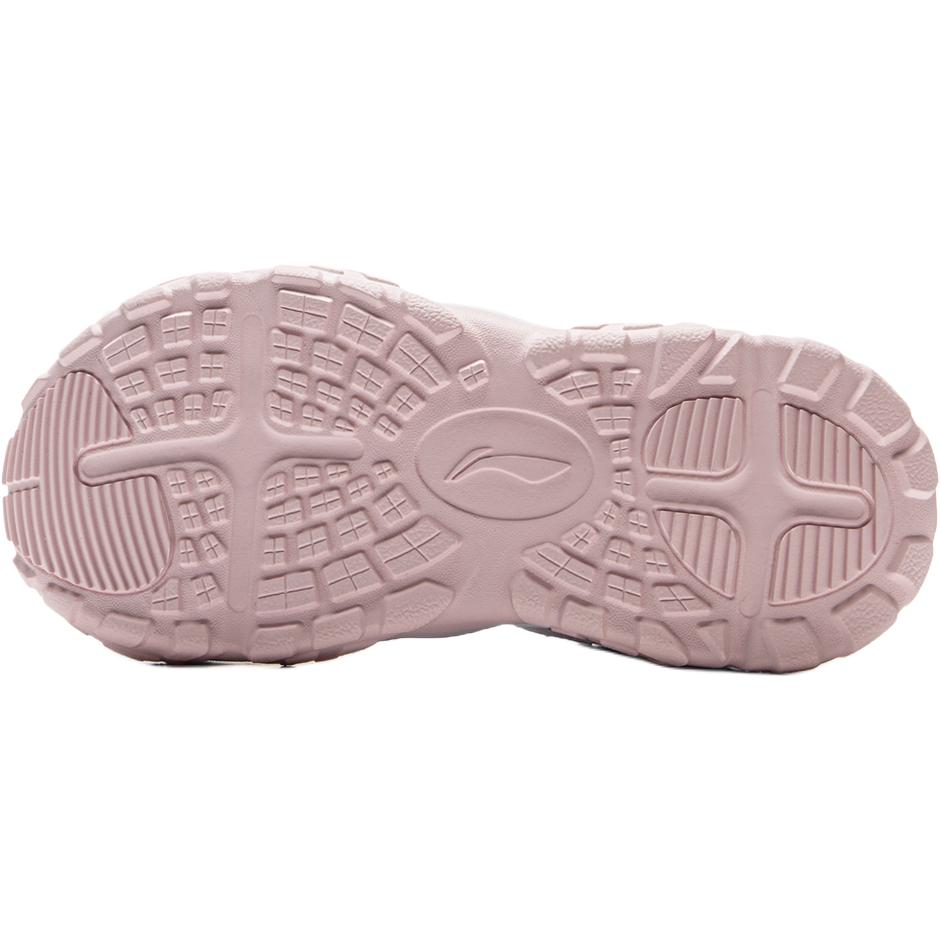 Li Ning Удобные Универсальные Амортизирующие Дышащие Детские Сандалии с Низким Верхом Детские Сандалии Розовые YKEV030-4