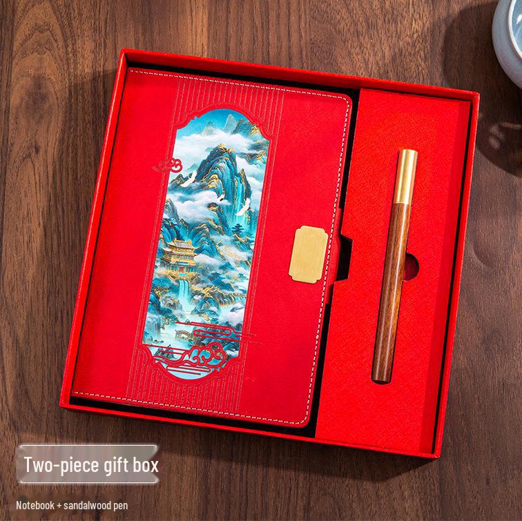 Подарочный набор из креативных деловых блокнотов 2025 года с магнитной застежкой