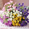1 Pc 36 Heads Artificial Silk Flowers Bouquet Orchid Fake Home Wedding Party Decor