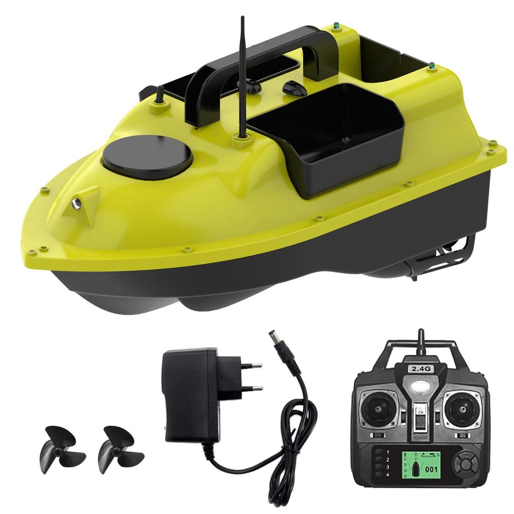 GPS Fishing Bait Boat with 3 Bait Containers Automatic Bait Boat with 400-500M Remote Range