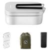 MiliCamp Flow Mess Tin Походная рисоварка MR-250Pro Для одного человека Кемпинг Посуда для улицы (Комплект из 4 предметов)
