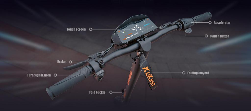 Электросамокат Kukirin G2 10" 800 Вт Мотор Максимальная скорость 45 км/ч Электросамокат для взрослых 48 В 15,6 Ач Запас хода 55 км Нагрузка 120 кг Новый