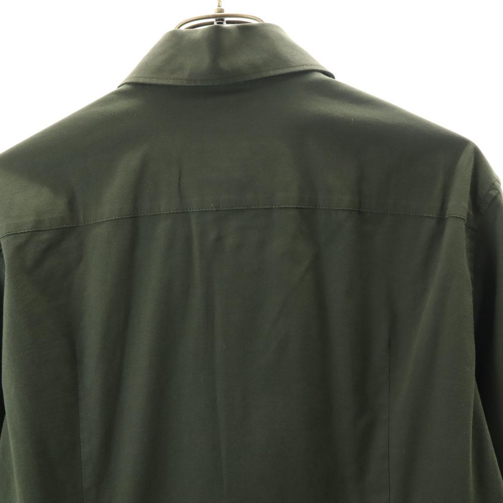 MIUMIU Сделано в Италии Рубашка с длинным рукавом на пуговицах 38/15 хаки Мужская Б/у