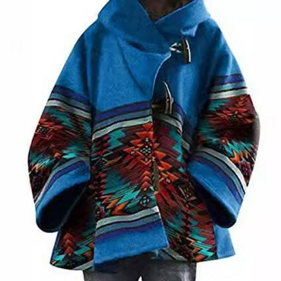 Зимнее женское шерстяное пальто свободного кроя в стиле ретро 2025 года — доступно в 5 цветах и 8 размерах