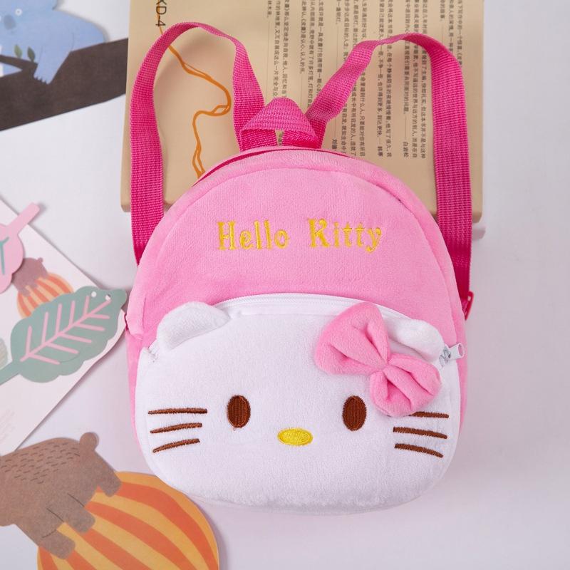 Cute Cartoon Kids Schoolbag Plush Mini Backpack For Travel And Casual Use