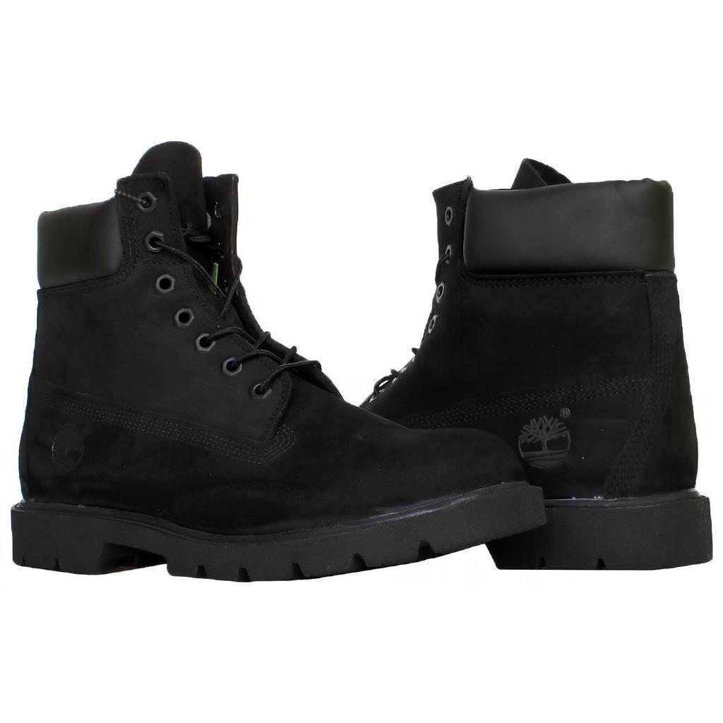 Timberland Классические водонепроницаемые ботинки 6'' 'Черный нубук' 19039