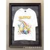 Mens Streetwear Long Sleeve T-Shirt Vintage Graffiti Print Loose Fit Teens