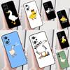Забавный мультяшный чехол-утка для Realme 13 10 11 12 14 Pro Plus C75 C67 C61 C55 C53 C51 C35 C21Y C25S GT 7 Pro 6 6T