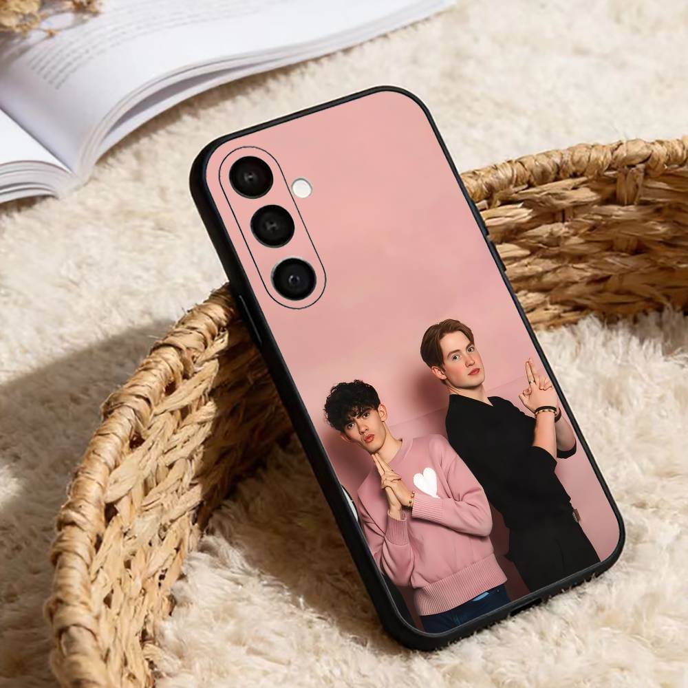 Чехол для телефона Heartstopper Nick Charlie Stars для Samsung Galaxy A20,21s,22,31,32,52,53,72,73,80,91 Мягкий черный корпус