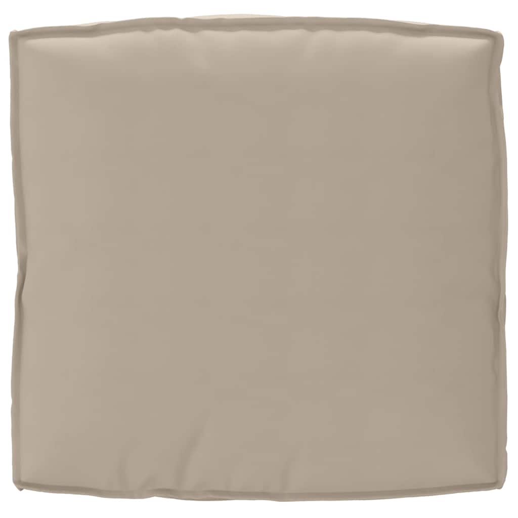 Cushion Taupe 80 x 80 x 12 cm Oxford Fabric