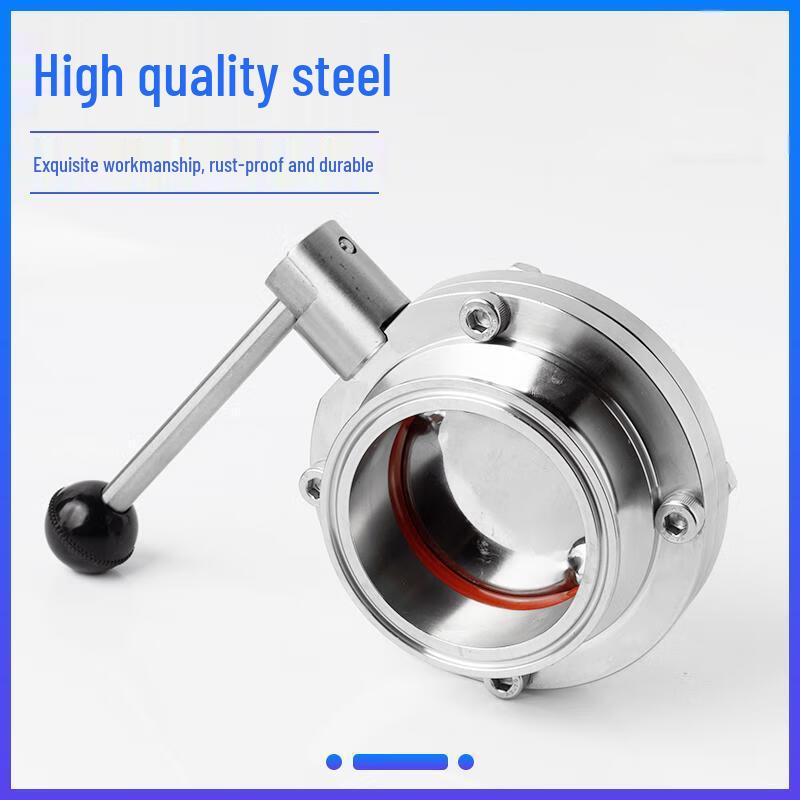 Yusu 304 Stainless Steel Sanitary Quick-Install Butterfly Valve