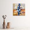Canvas print, Abstraction coloured pyramid