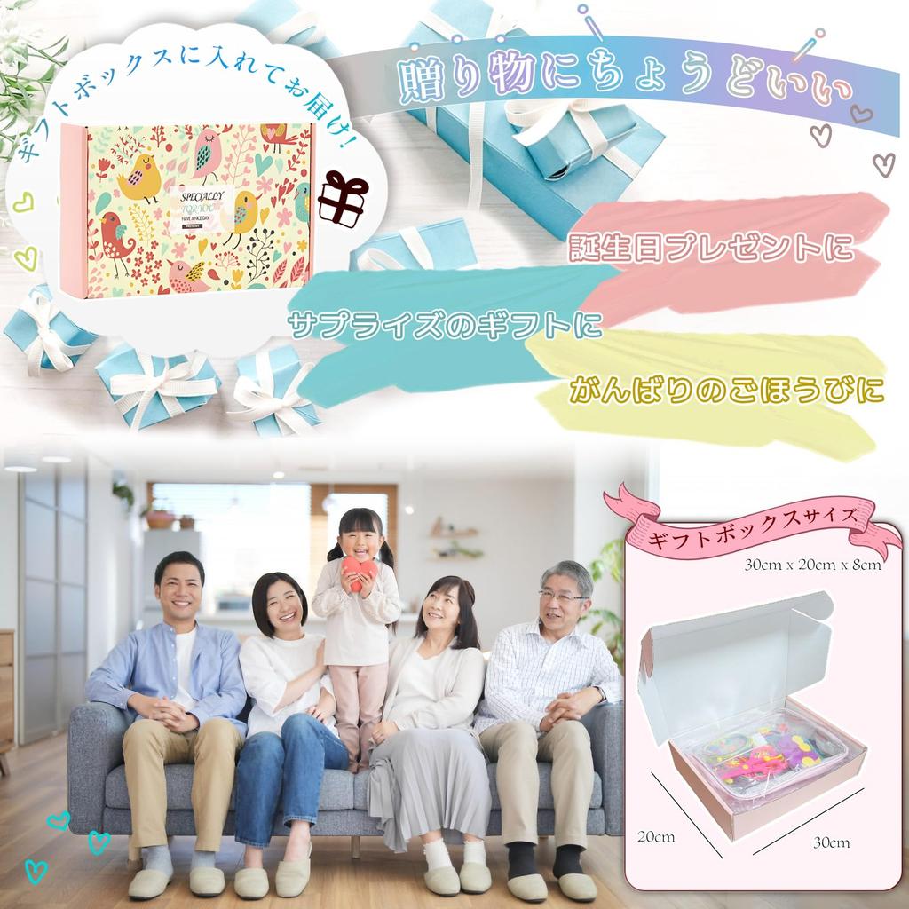 Misanga Knitting Machine Handmade Set Craft Kit Misanga Knitting Set with Storage Bag Children's (Blue)